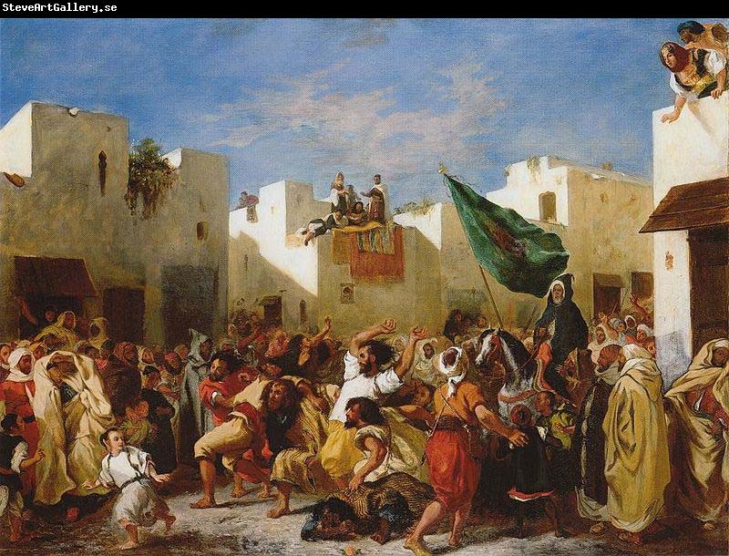 Eugene Delacroix Fanatics of Tangier